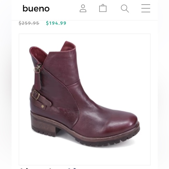 Red leather boots - BUENO size US9 EU39 / Red boots - Picture 13 of 15